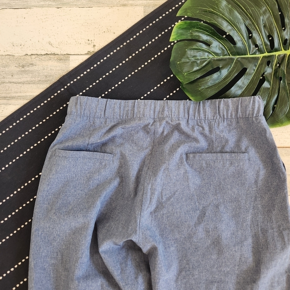 Albion Fit Jetsetters Zipper Ankle Joggers French Blue Size Small Petite - Picture 6 of 7